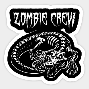 Zombie Crew Alligator Sticker